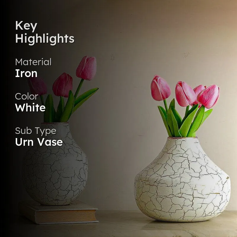 Cramery Metal Vase - Set Of Two media 2