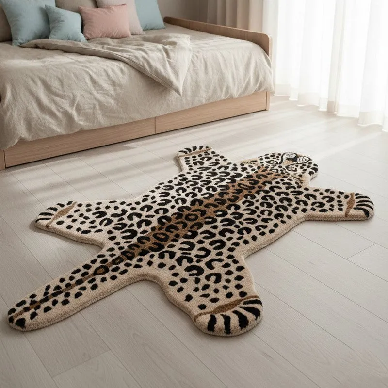 Jungle Spot Cotton Carpet - Beige media 3