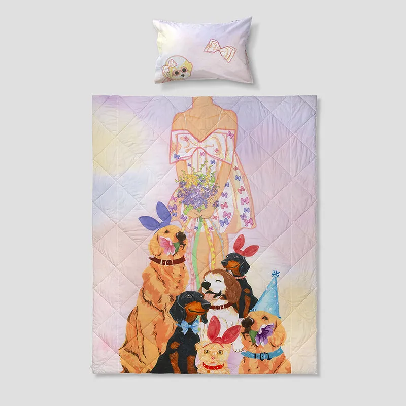 Floral Siesta Reversible Cotton Comforter - 480 GSM media 7