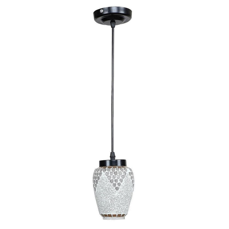 Indigo Moroccan Glass Ceiling Lamp media 5