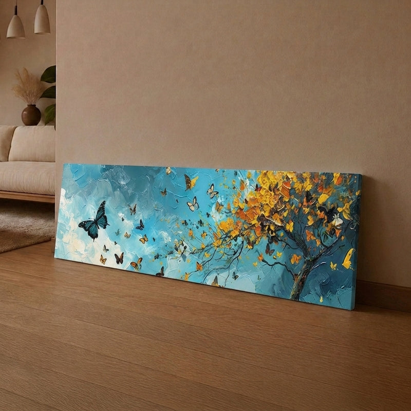 Jardin De Papillons Canvas Wall Art