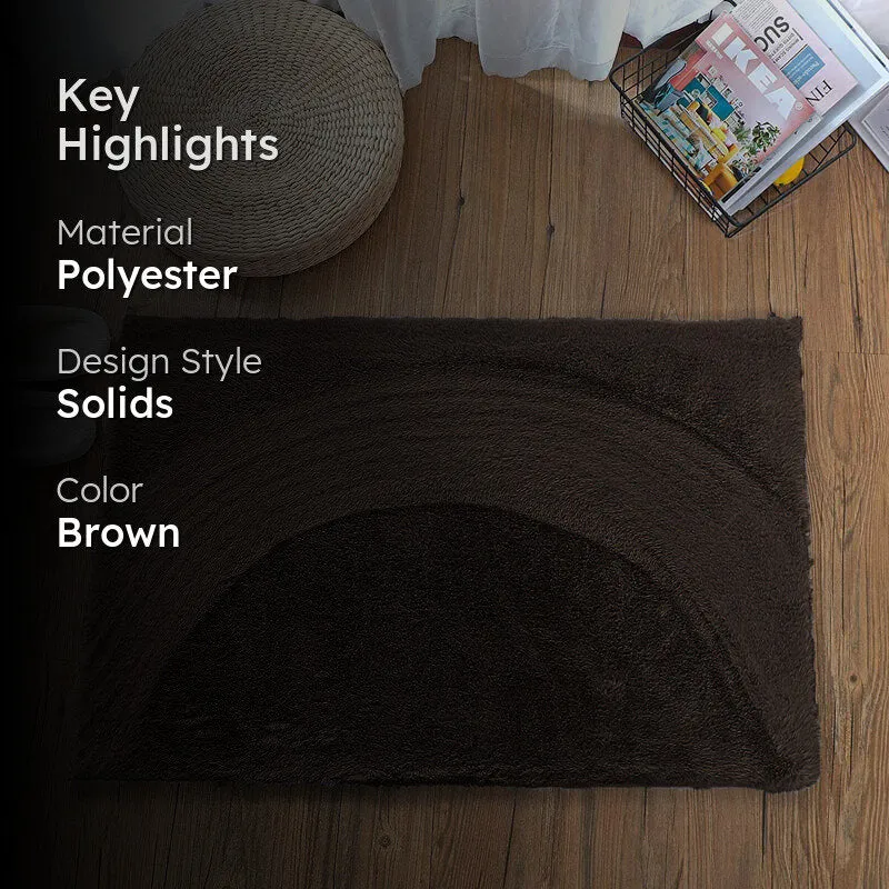 Dry Stride Microfiber Bath Mat - Brown media 2