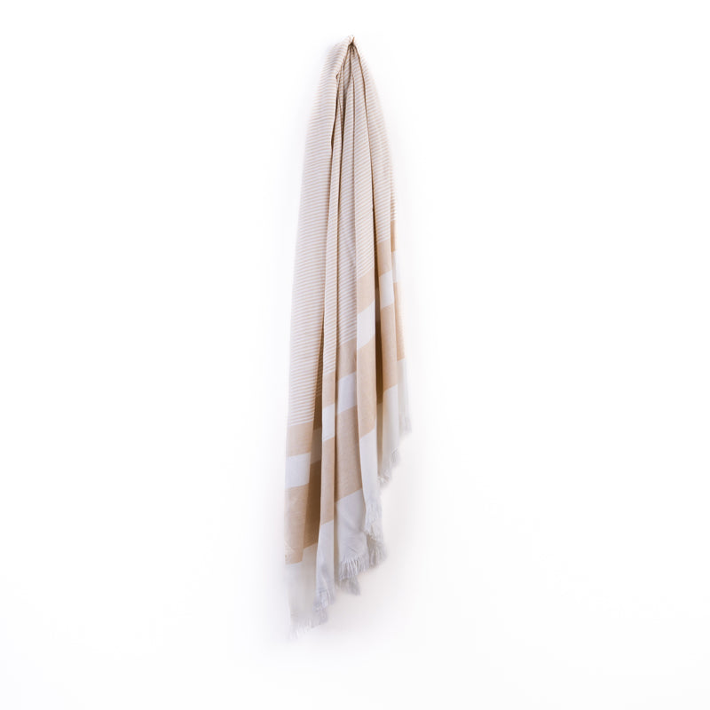 Prittle Pat Bamboo Cotton Bath Towel - Beige media 4