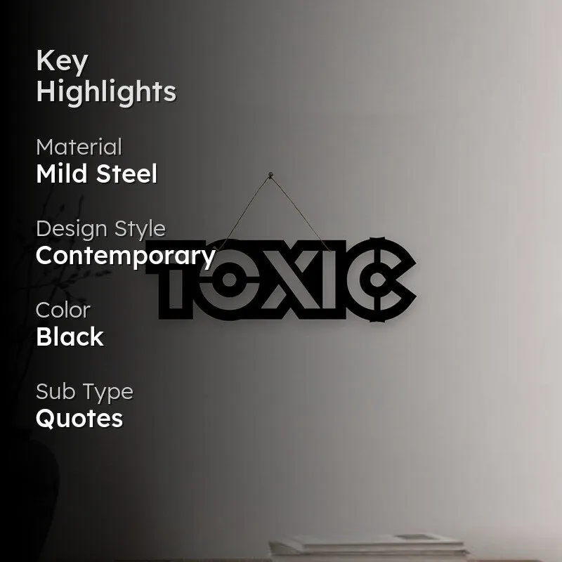 Toxic Mild Steel Wall Accent media 2