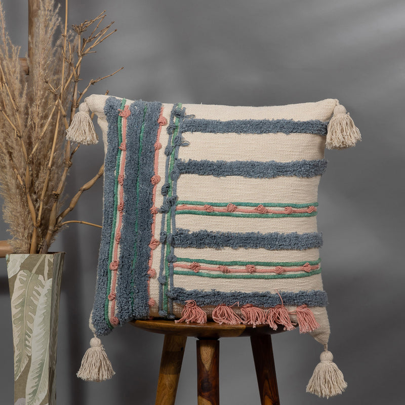 Skyline Tufted Cushion Cover - 18 x 18 Inches