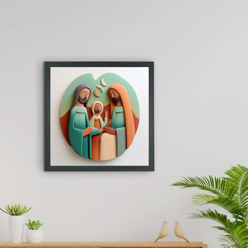 Jesus Jewel Canvas Wall Art media 1