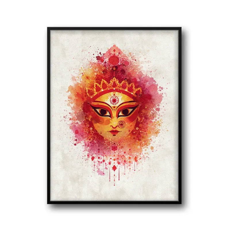 Powerful & Divine Maa Durga Archival Paper Wall Art media 7