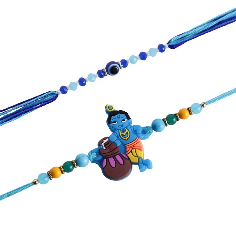 Kanna Rakhi with Roli Chawal - Three Piece Set media 7