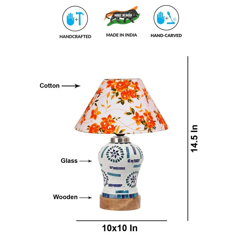 Sonara Fleur Cone Wooden Table Lamp - Multicolor media 9