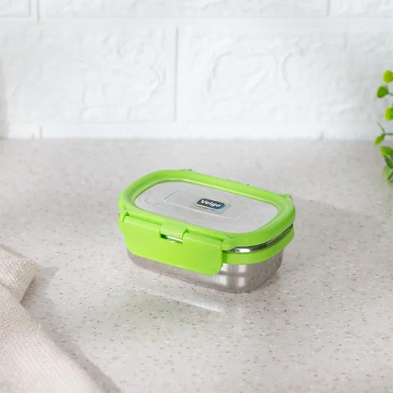 Yum Lock Insulated Lunch Box (Green) - 150 mL media 1