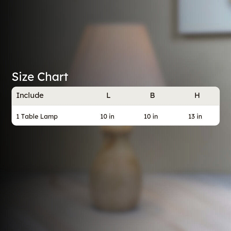 Truda Curve Solid Mango Wood Table Lamp - White image 8