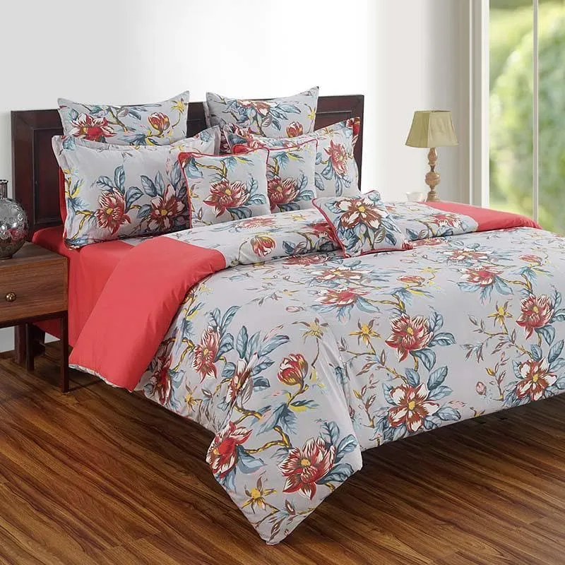 Swayam Flattering Florals Cotton Comforter - 150 GSM media 1