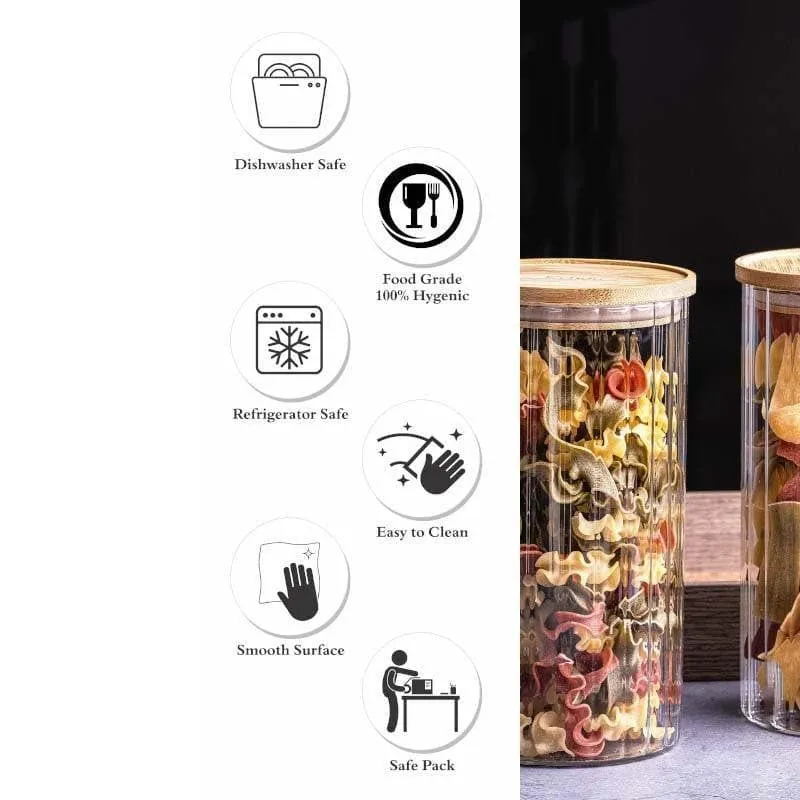 Sefona Storage Jar (1400 mL Each) - Set Of Two media 6