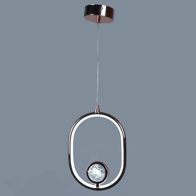 Hailera Iron Ceiling Lamp - Oval media 4