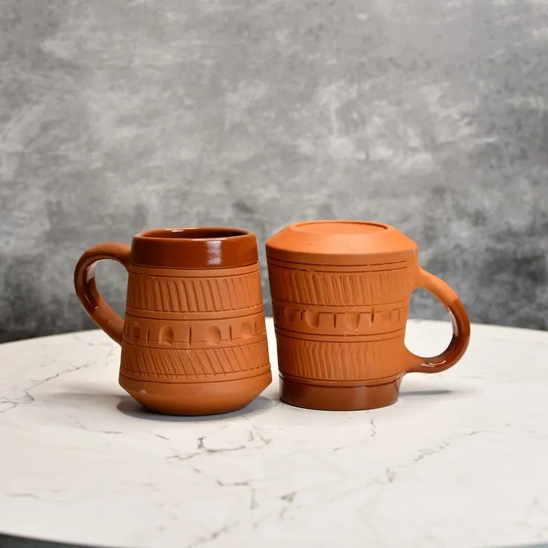 Hearthside Terracotta Coffee Mug (440 mL Each) - Set Of Two media 5