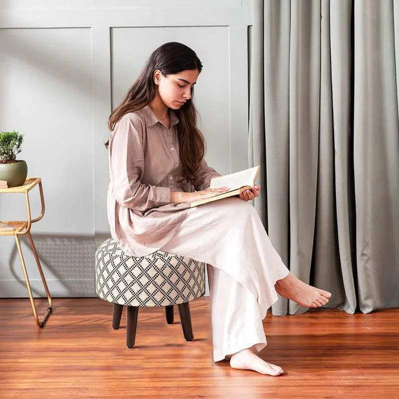 Reven Cotton Ottoman media 3