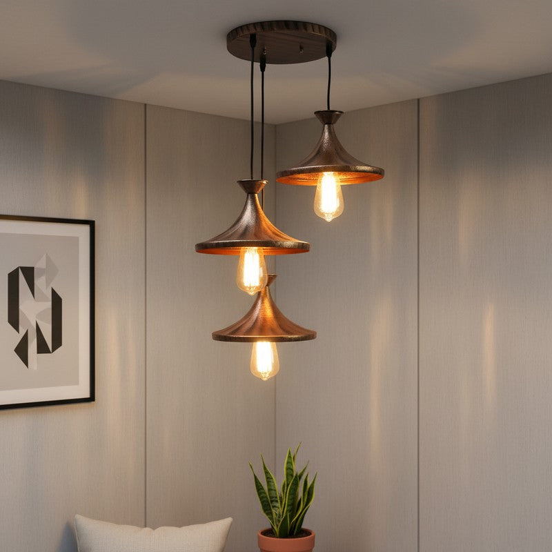 Warm Vintage Iron Ceiling Lamp
