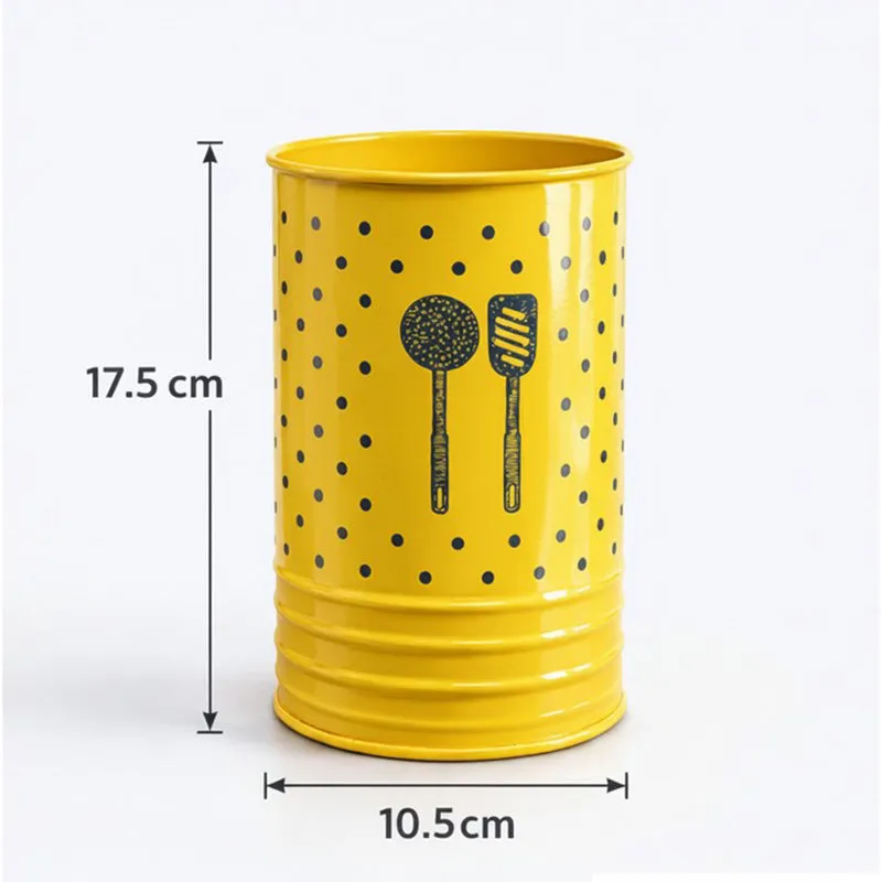 HomeSmart Sturdy Cutlery Stand -Yellow media 6