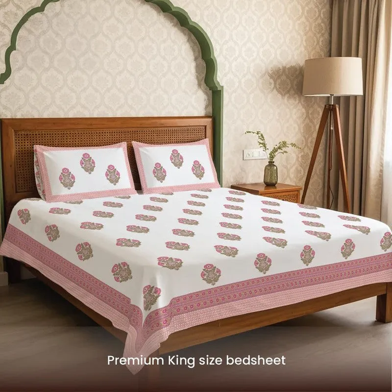 Urban Space Elegant Ease Cotton Bedsheet - 300 TC media 5