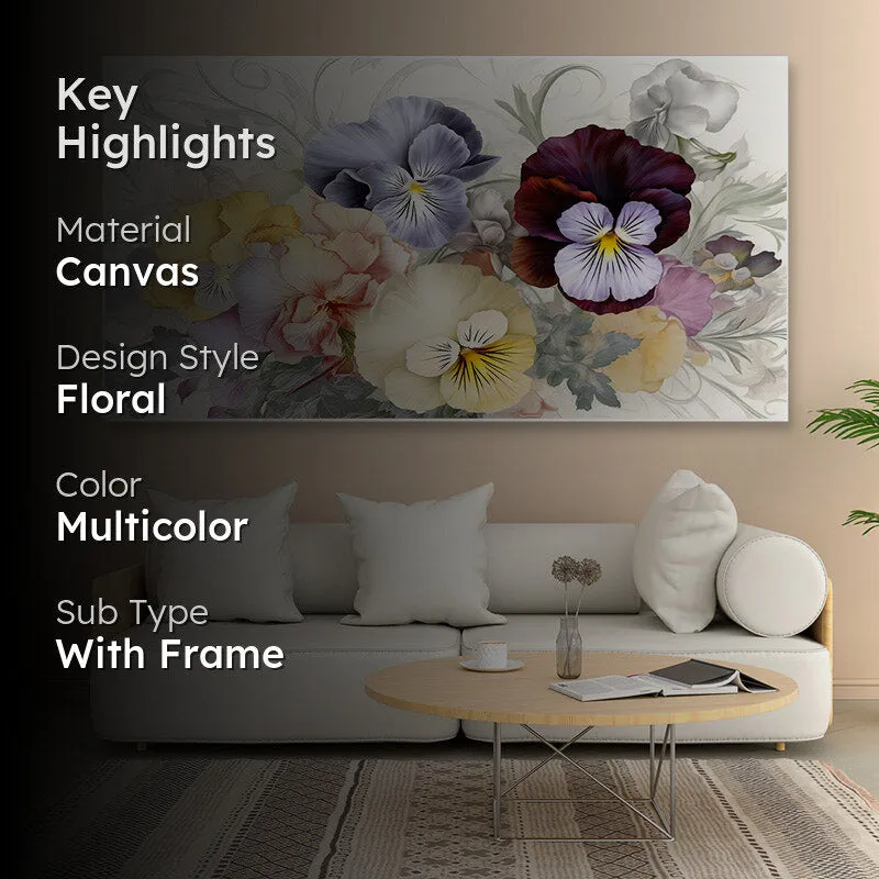 Cressia Floral Wall Painting media 2