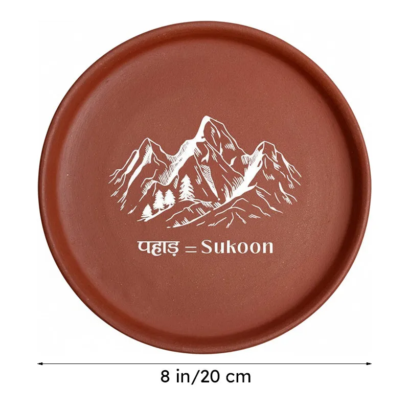 Capture the World Terracotta Wall Plate - Set Of Three media 9
