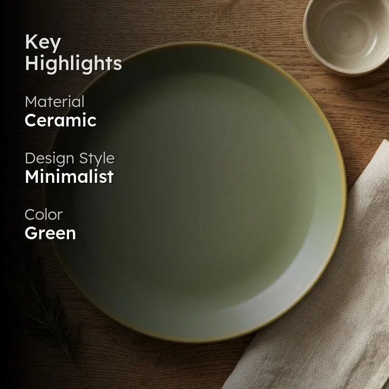 ServePad Ceramic Dinner Plate media 2
