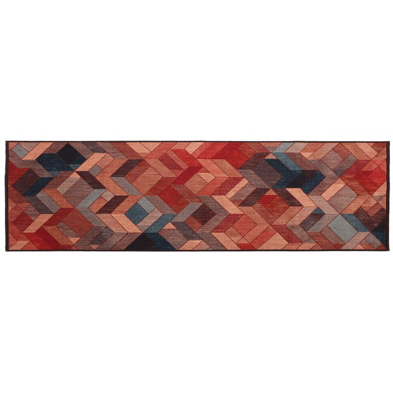 Chevron Nylon Runner Rug