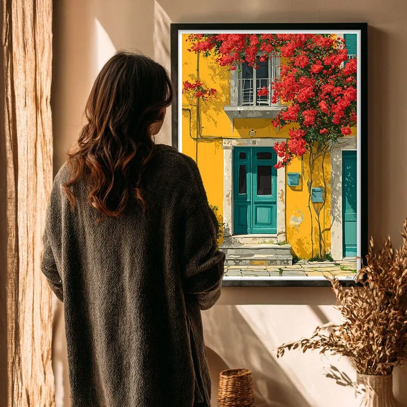 Viretta Canvas Wall Painting With Black Frame media 4