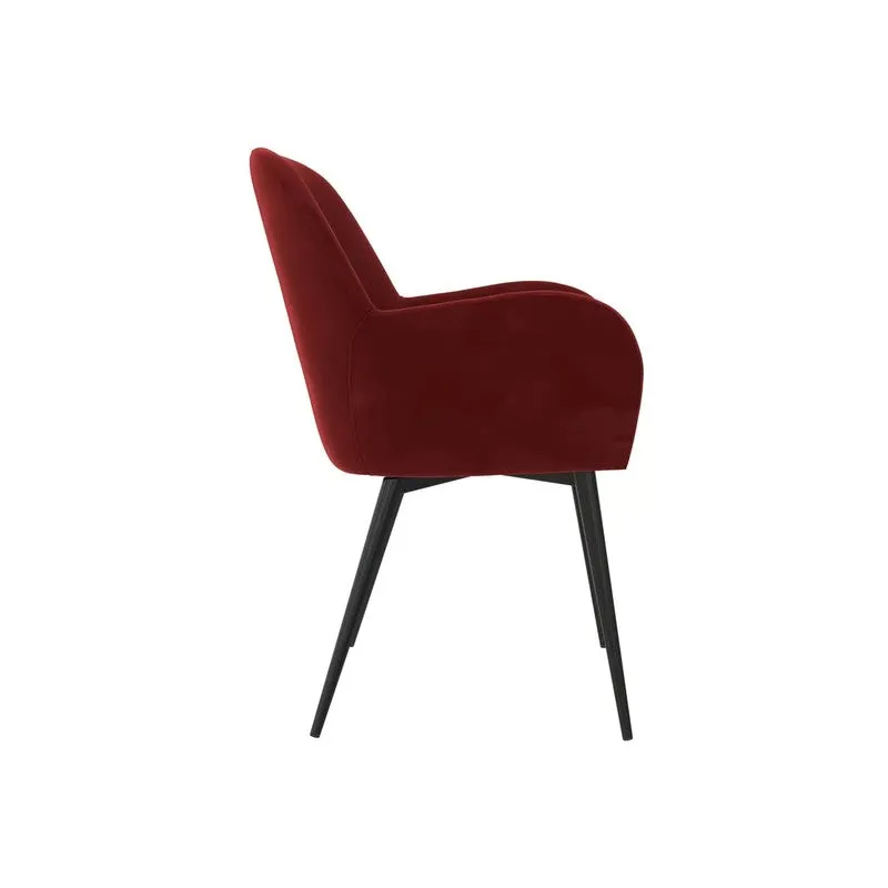 Velmora Metal Accent Chair - Red media 6