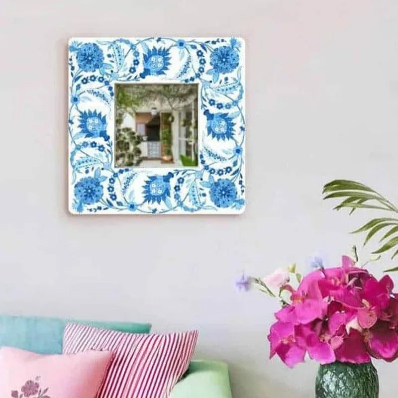Ethnic Veli Designer Handpainted Mirror media 3