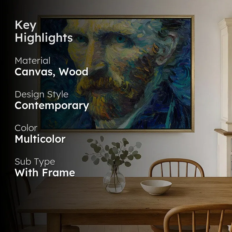 Colorful Mind Canvas Wall Painting With Frame media 2