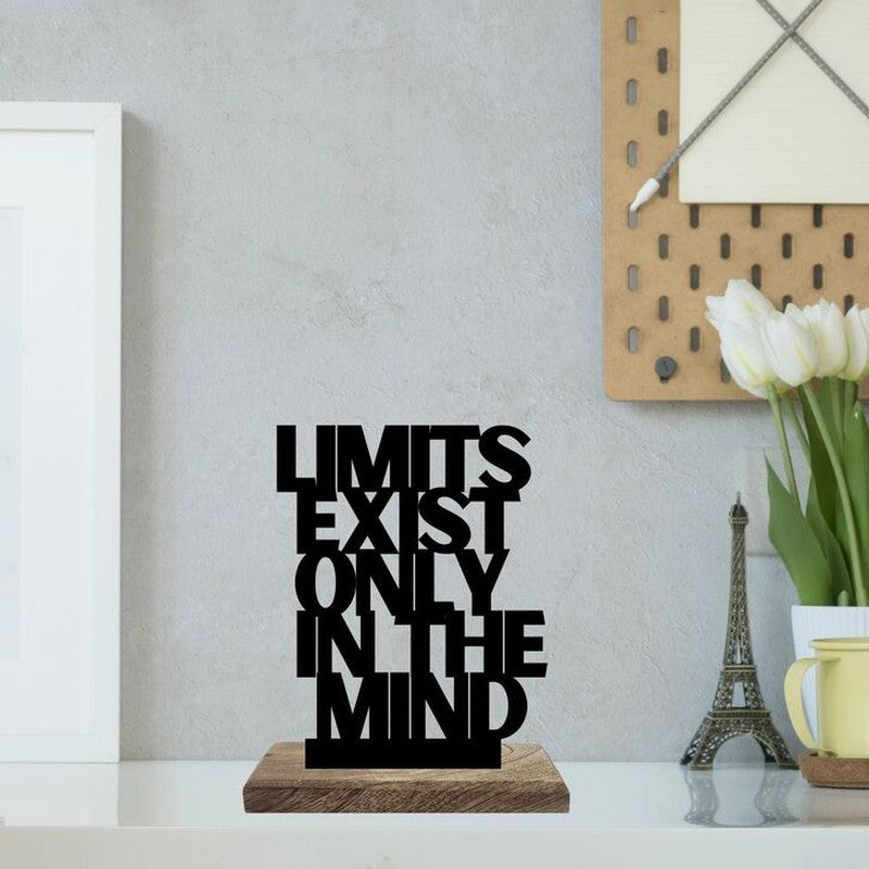 Optimal Mindset Boundless Efforts Typography Showpiece - Set Of Two media 4