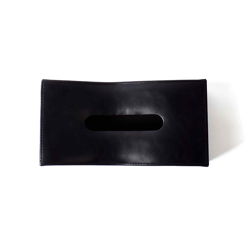 Veltrix Faux Leather Tissue Holder - Black media 3