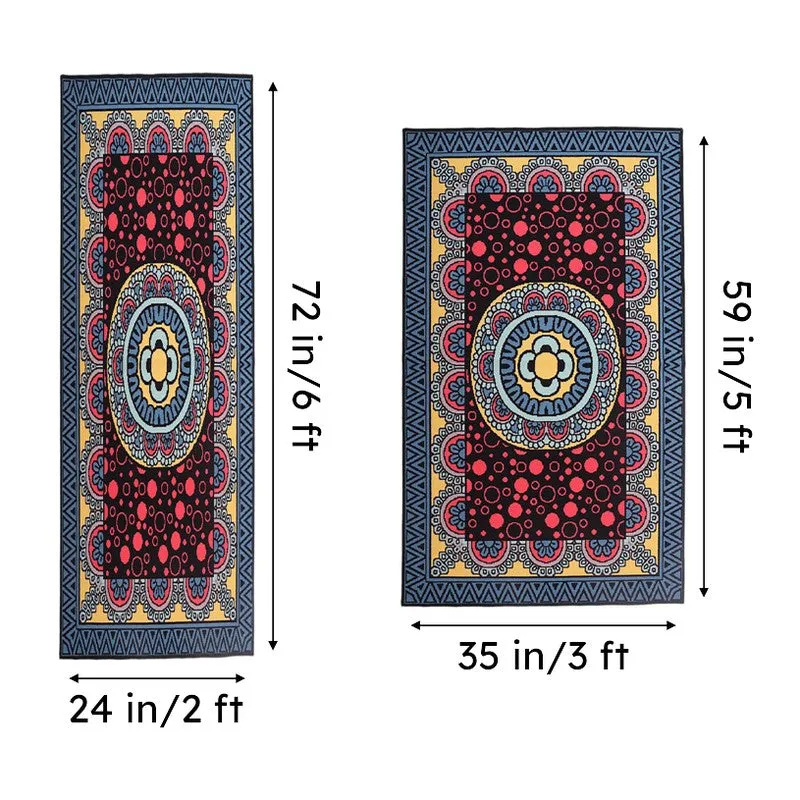 Vibrant Motifs Anti-Skid Carpet media 7
