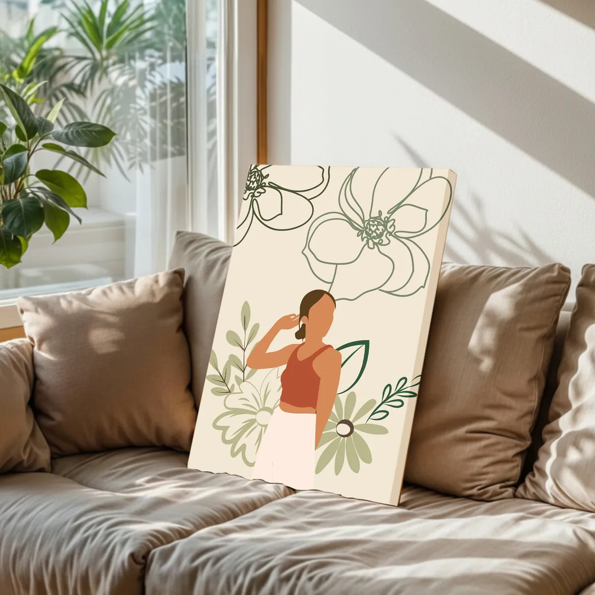Daydream Cotton Canvas Wall Painting media 6