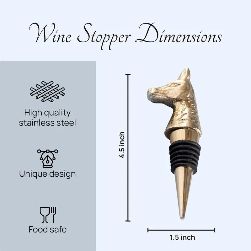 Spotted Safari Stainless Steel Pourer - Gold media 8