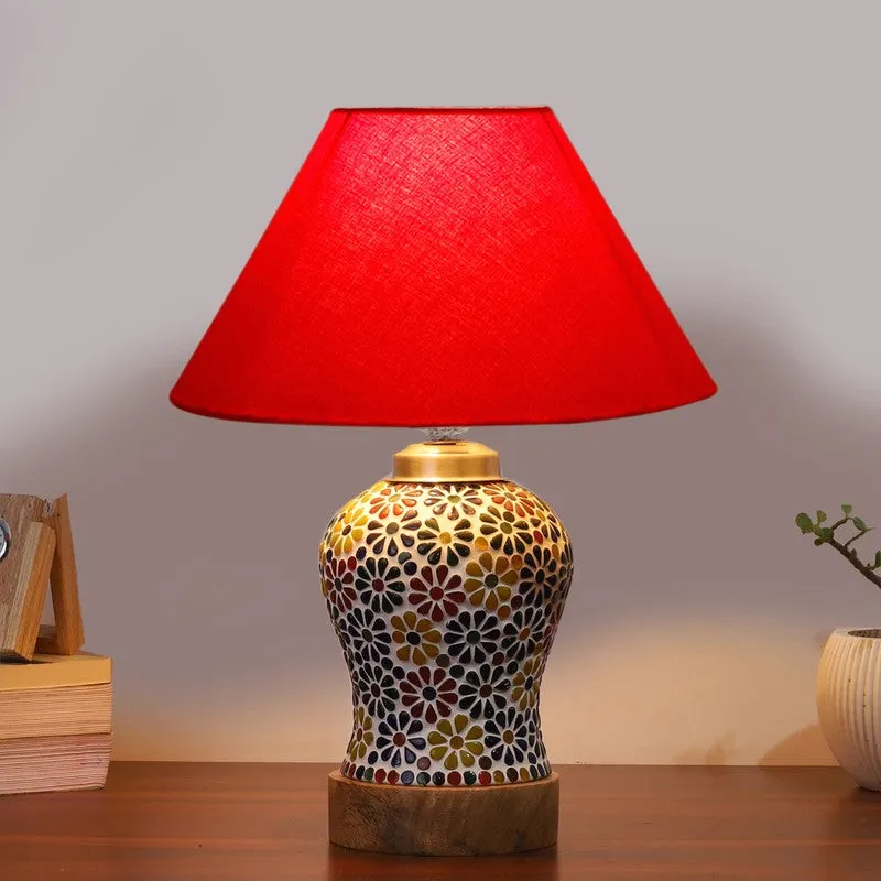 Seralya Wooden Table Lamp - Multicolor media 3
