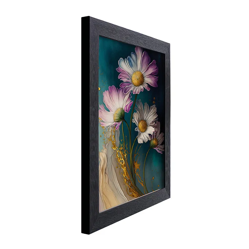 Brushed Buds Wall Painting media 6