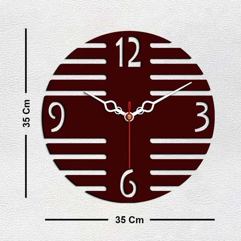 Cross Frame Wooden Wall Clock media 6