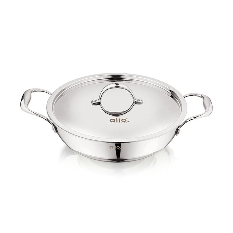 Suko Induction Safe Kadhai With Lid - 2000 mL / 9 Inches media 3