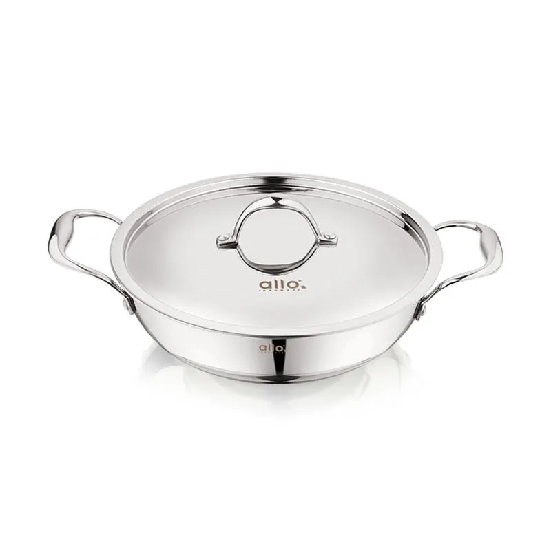 Suko Induction Safe Kadhai With Lid - 2000 mL / 9 Inches media 3