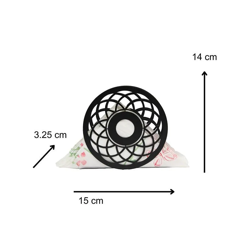 Mandala Black Napkin Holder - Set Of Two media 5