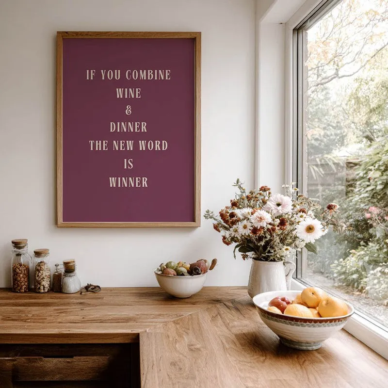 Savory Script Archival Canvas Wall Art - Brown media 8