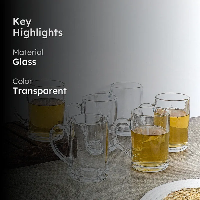 Alekso Beer Mug (350 ML) - Set Of Six media 2