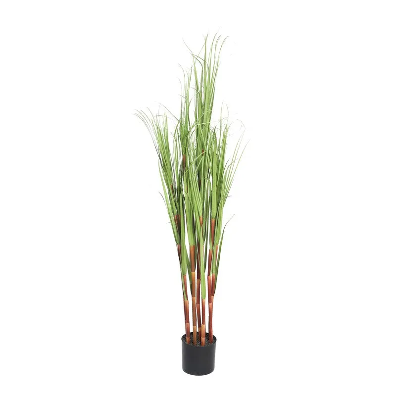 LeafHarmony Artificial Plant With Black Plastic Pot - 5.9 ft media 4