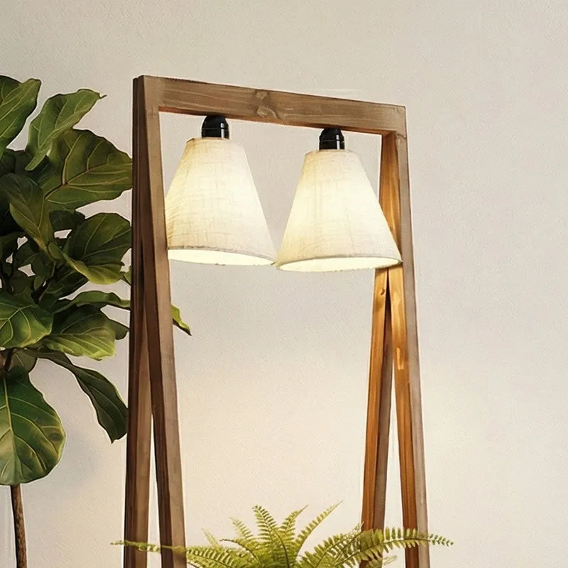 Delvaux Wooden Shelf Floor Lamp media 4