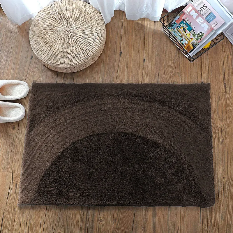 Dry Stride Microfiber Bath Mat - Brown media 1