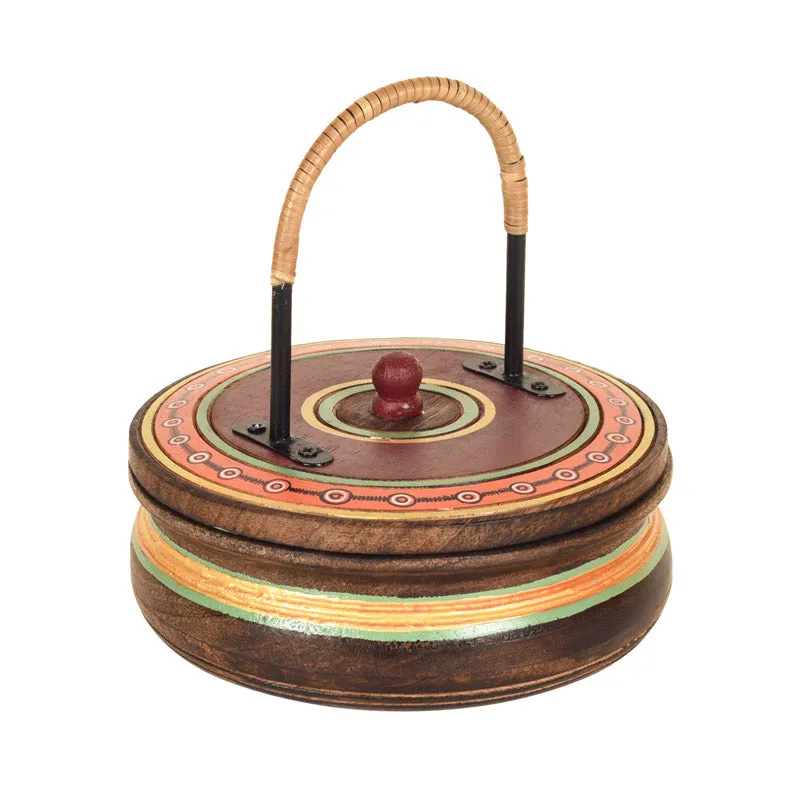 Bhrithi Handcrafted Wood Casserole media 6