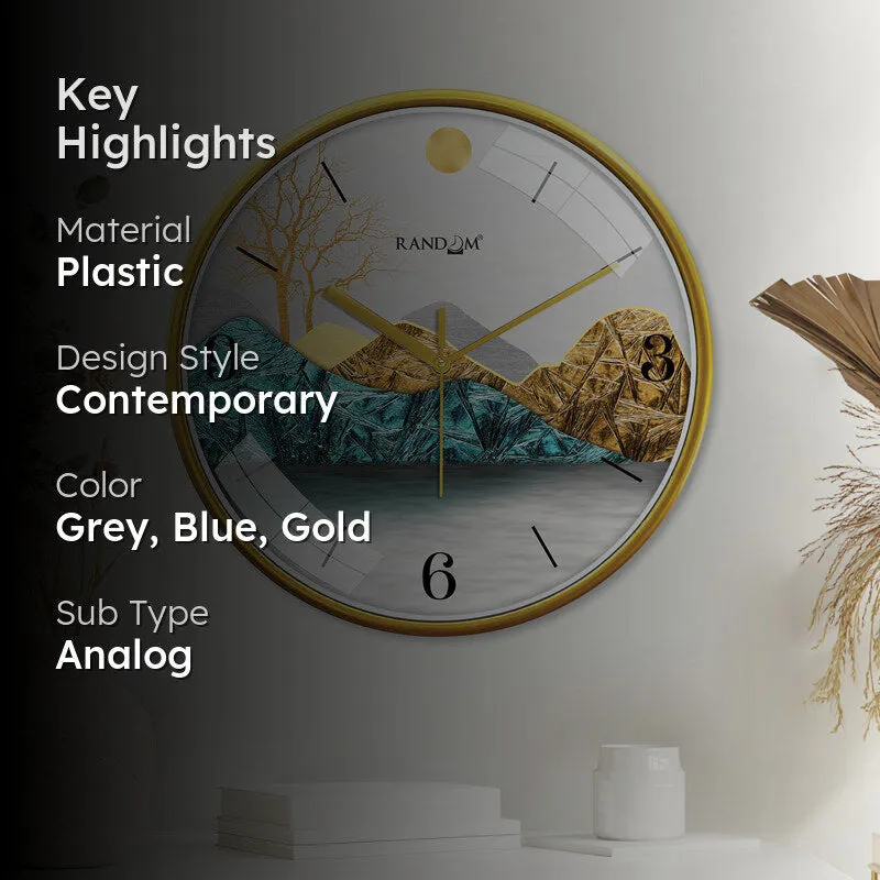 Dalia Sweep Silent Wall Clock media 2