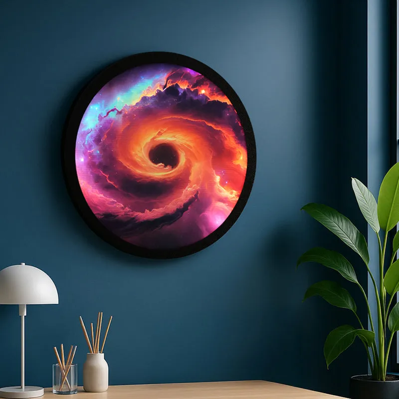 Cosmic Whirl Backlit Wall Art media 3